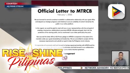 Pagdinig ng MTRCB sa hindi awtorisadong pagpapalabas ng ‘Mang Kanor’ sa sinehan, itinakda sa Feb. 7
