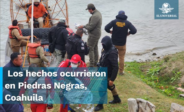 Mujer e hijo son rescatados cuando intentaban cruzar el Río Bravo para llegar a Estados Unidos