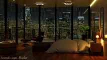 Ambient Rain Sound In New York Penthouse - Rain Sounds to Sleep, Study & Relax | Soundscape Media