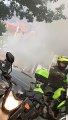 Bomberos Medellín controló incendio en fábrica de confecciones en Las Palmas-3