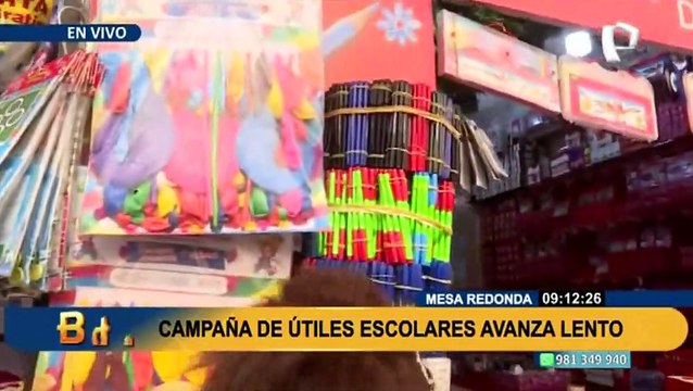 Las ventas están muy bajas : campaña de útiles escolares al borde del fracaso ante protestas