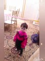 Cute baby attending  wedding event
