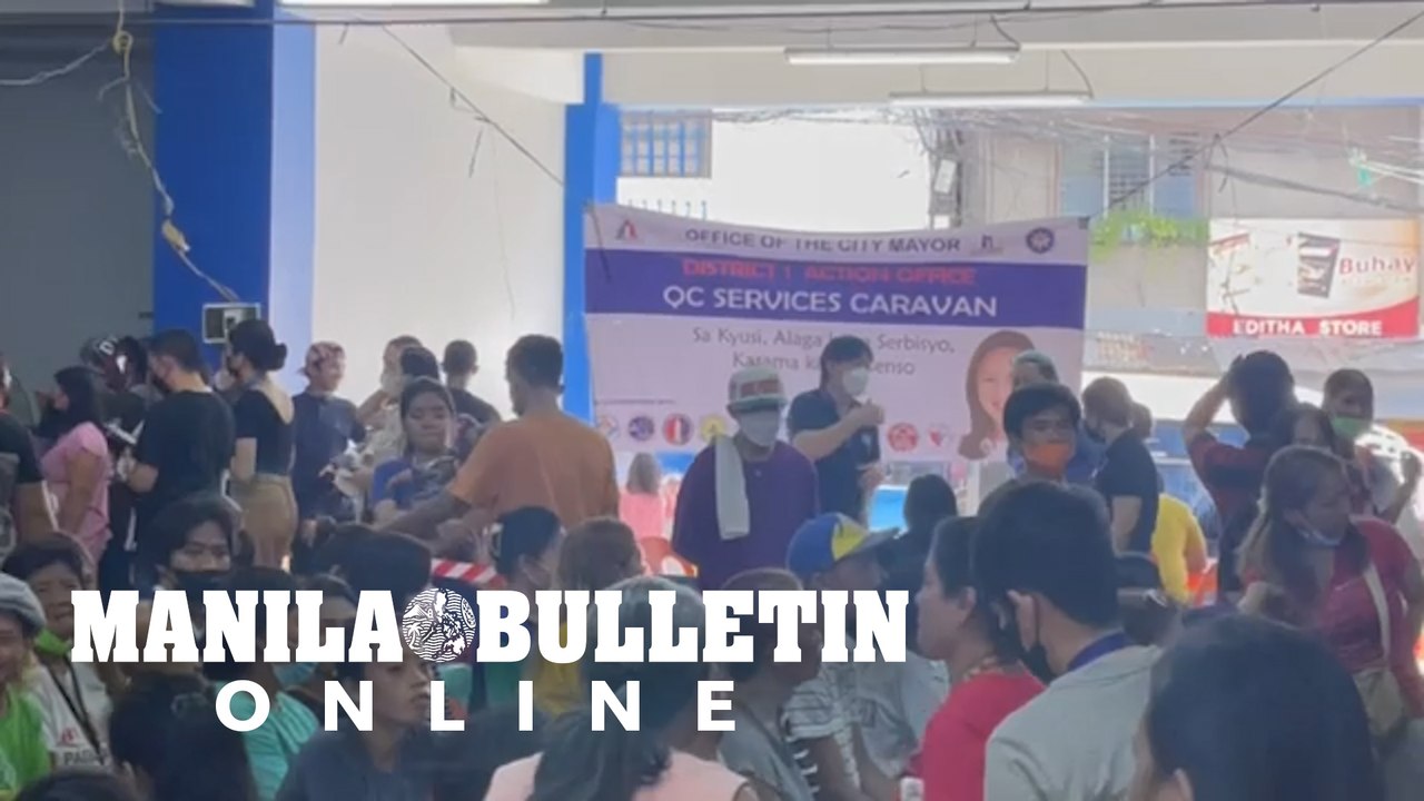 Residents of Quezon City avail dental care and other services offered by QC Services Caravan