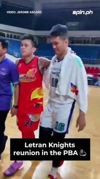 Letran Knights reunion in the PBA
