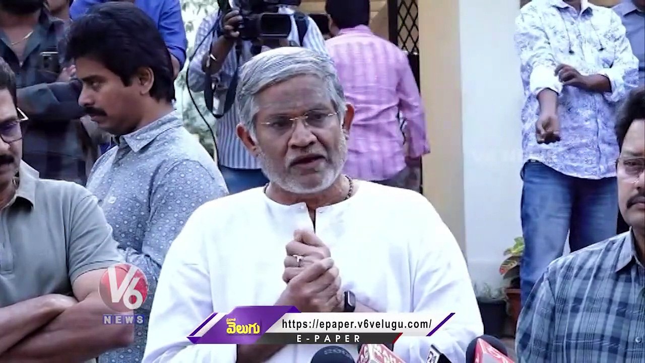 Senior Actor Tanikella Bharani Pays Tribute To Director K Viswanath  _ V6 News