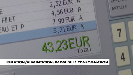 Inflation/alimentation : baisse de la consommation