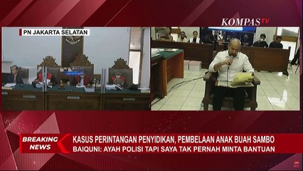 Pleidoi Baiquni Wibowo: Ayah Polisi Tapi Saya Tak Pernah Minta Bantuan!