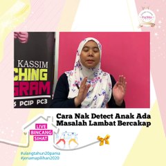 Cara Nak Detect Anak Ada Masalah Lambat Bercakap
