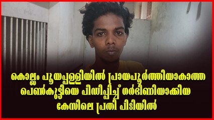 പ്രായപൂര്‍ത്തിയാകാത്ത പെണ്‍കുട്ടിയെ ഗര്‍ഭിണിയാക്കി കല്ലുവാതുക്കല്‍ സ്വദേശി പിടിയില്‍