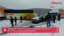 Anadolu Otoyolu'nda zincirleme kaza! İstanbul yönü ulaşıma kapandı