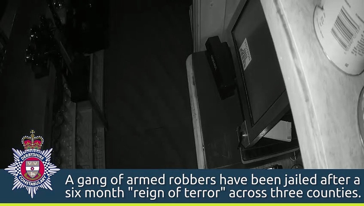 Armed robbers whose  'reign of terror'_crossed three counties are jailed for 55 years