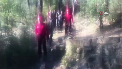 170 metreden aşağıya düştü! Önce çantası sonra cenazesi bulundu