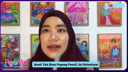 Anak Tak Kuat Pegang Pensil, Ini Solusinya!