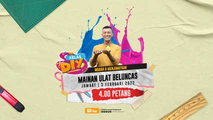Kelas DIY: Ulat Beluncas Kertas Berwarna