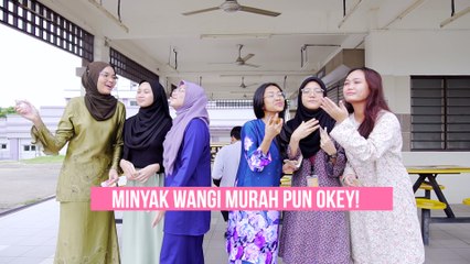 Minyak wangi murah pun okey!