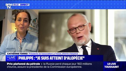 Pour Catherine Tormo, atteinte d'alopécie, les propos d'Édouard Philippe sont "extrêmement importants"