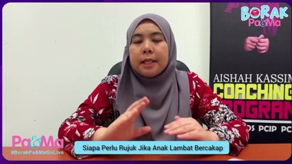 Siapa Perlu Rujuk Jika Anak Lambat Bercakap