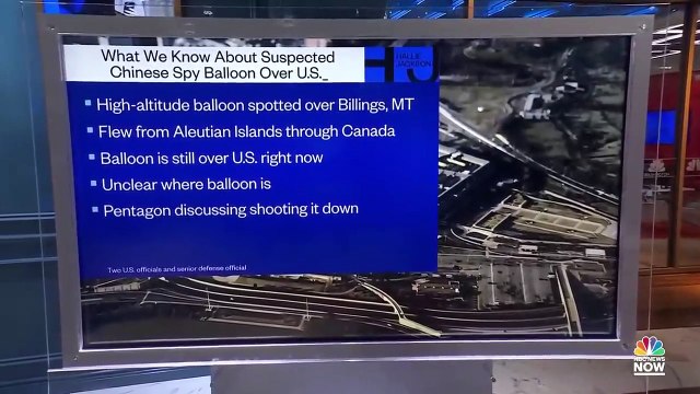Exclusive_ Pentagon tracking suspected Chinese spy balloon in U.S