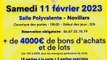 SUPER LOTO ERN SAMEDI 11 FÉVRIER 20H00 SALLE POLYVALENTE NOVILLARS