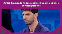 Amici, Raimondo Todaro subisce l'ira del pubblico che non perdona