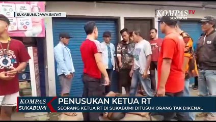 Seorang Ketua RT Di Sukabumi Ditusuk Orang Tak Dikenal