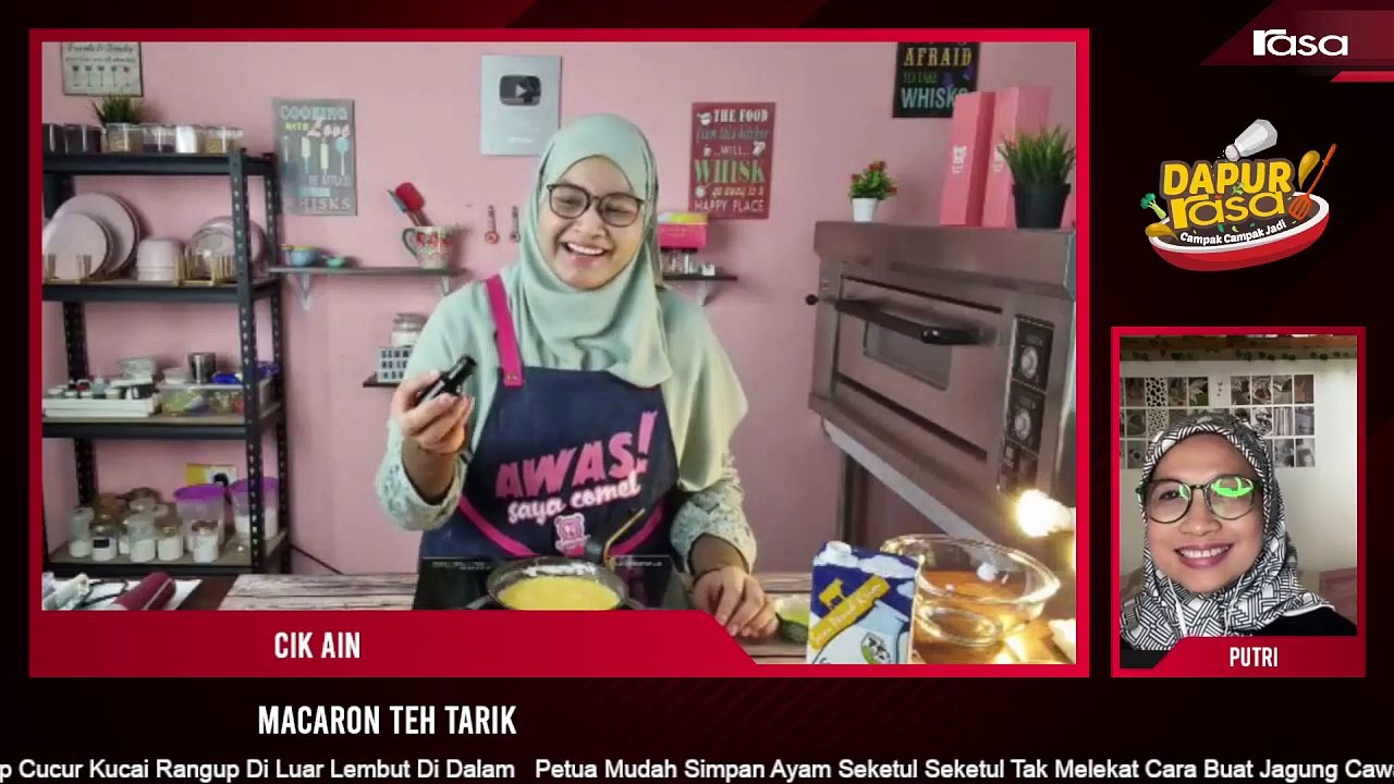 Macaron Teh Tarik