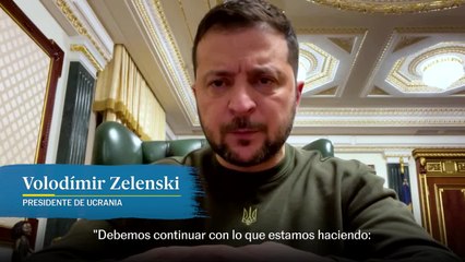 Zelenski: "Tenemos que aumentar significativamente la presión global sobre Rusia"