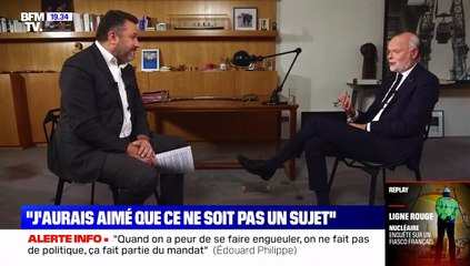 Édouard Philippe parle de sa transformation physique sur BFM TV