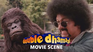 Riteish Saves Kangana From Real Gorilla | Double Dhamaal3 | Movie Scene