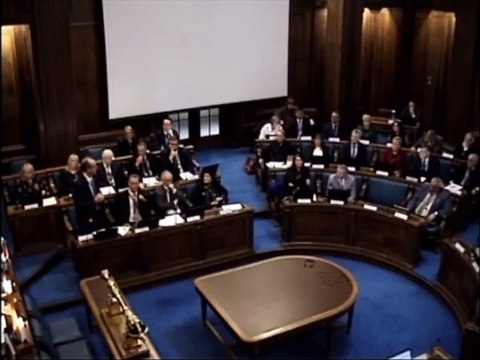 Leader of Barnsley Council, Sir Steve Houghton CBE, discussing online abuse aimed towards councillors