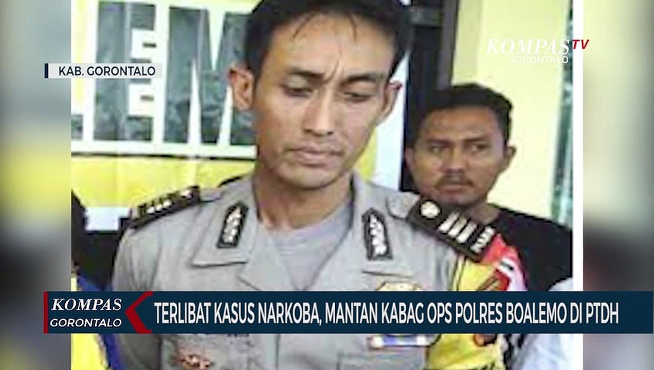 Terlibat Kasus Narkoba, Mantan Kabag OPS Polres Boalemo di PTDH