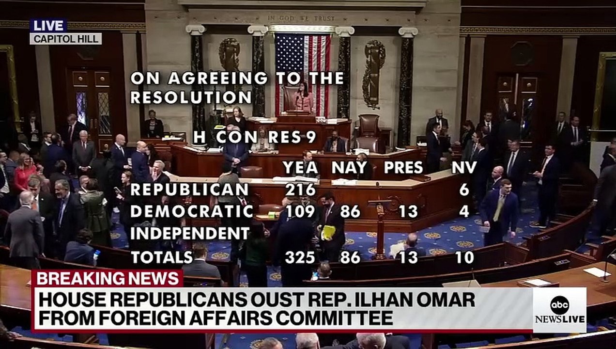 Rep. Ilhan Omar ousted from Foreign Affairs Committee