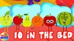 Fruits Ten In The Bed + More Nursery Rhymes and Cartoons For Children