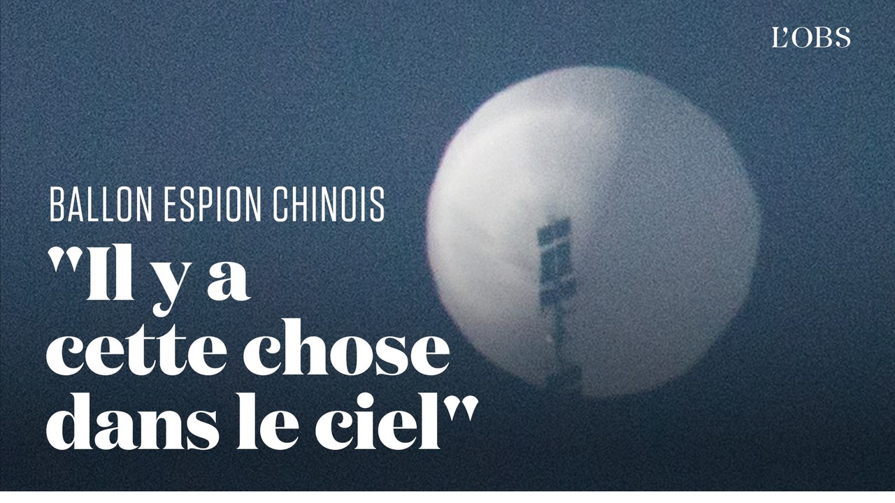 Les images du ballon espion chinois présumé au-dessus des Etats-Unis