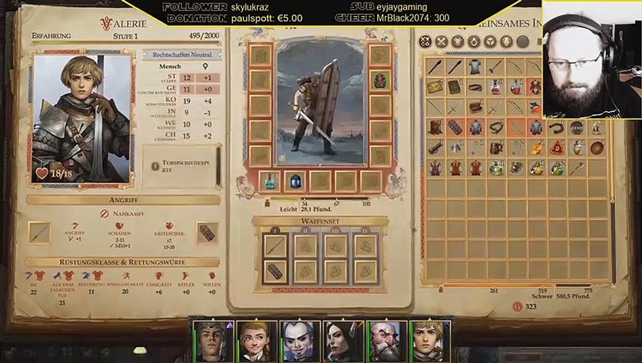 Der Schwertlady helfen. Pathfinder: Kingmaker #4