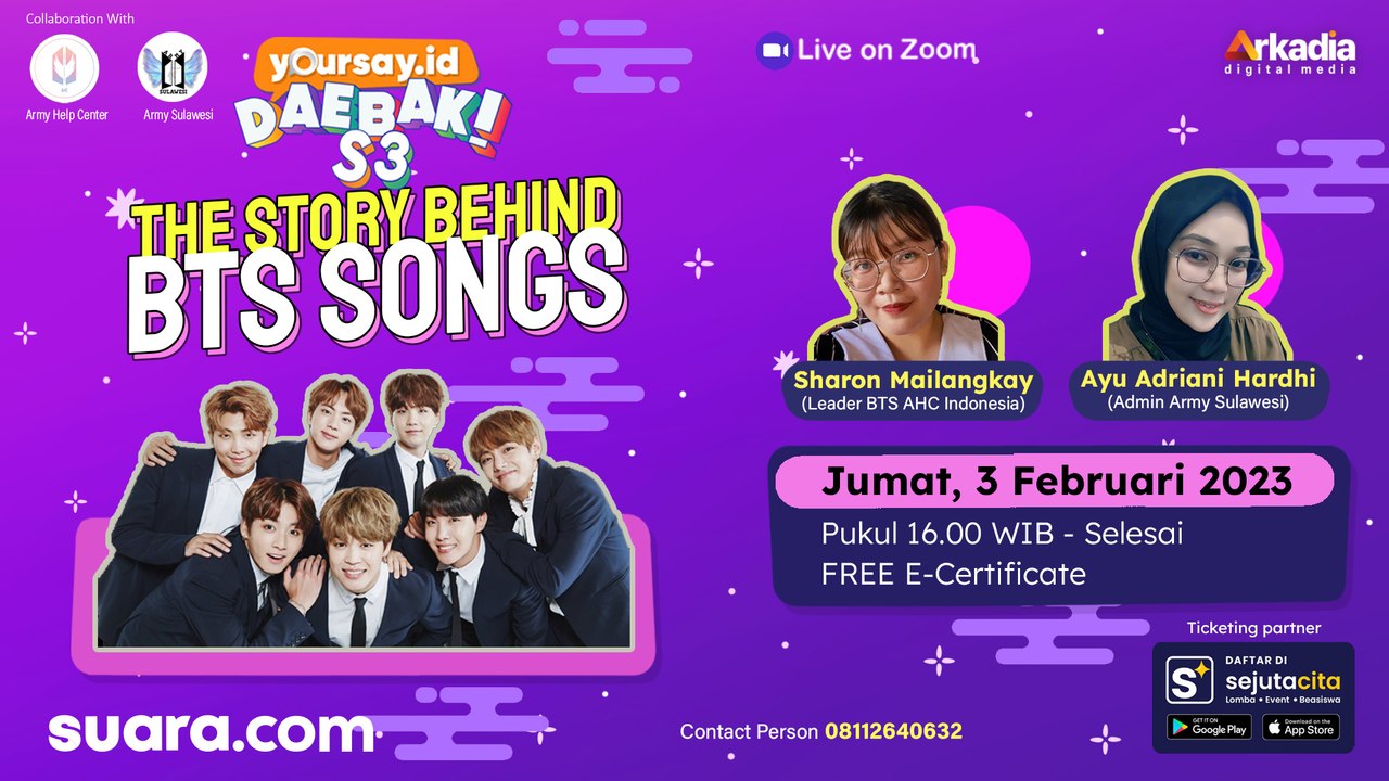 YoursayClass: Kupas Seru Makna di Balik Lagu BTS bersama ARMY