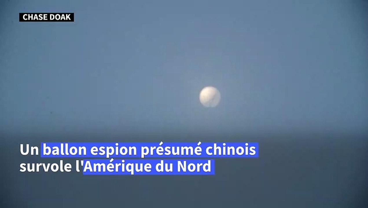 Un ballon espion présumé chinois survole les Etats-Unis, selon le Pentagone