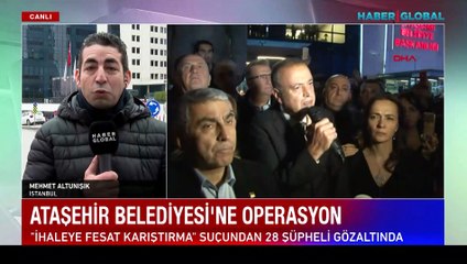 Ataşehir Belediyesi'nde "ihaleye fesat karıştırma" soruşturmasında 28 şüpheli gözaltına alındı