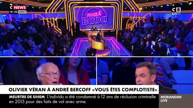 Traité de complotiste par Olivier Véran, André Bercoff s'explique en direct dans Morandini Live : Ces accusations de la part d'un super menteur, c'est savoureux! - Regardez