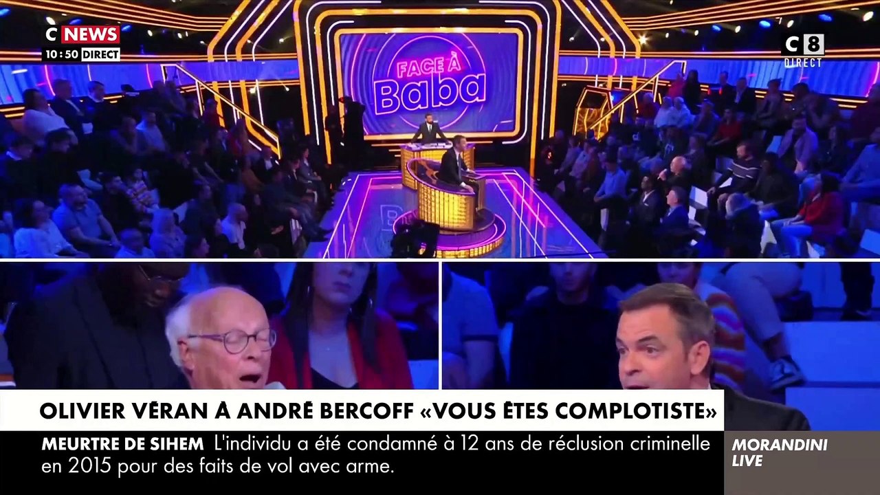 Traité de complotiste par Olivier Véran, André Bercoff s'explique en direct dans "Morandini Live": "Ces accusations de la part d'un super menteur, c'est savoureux!" - Regardez