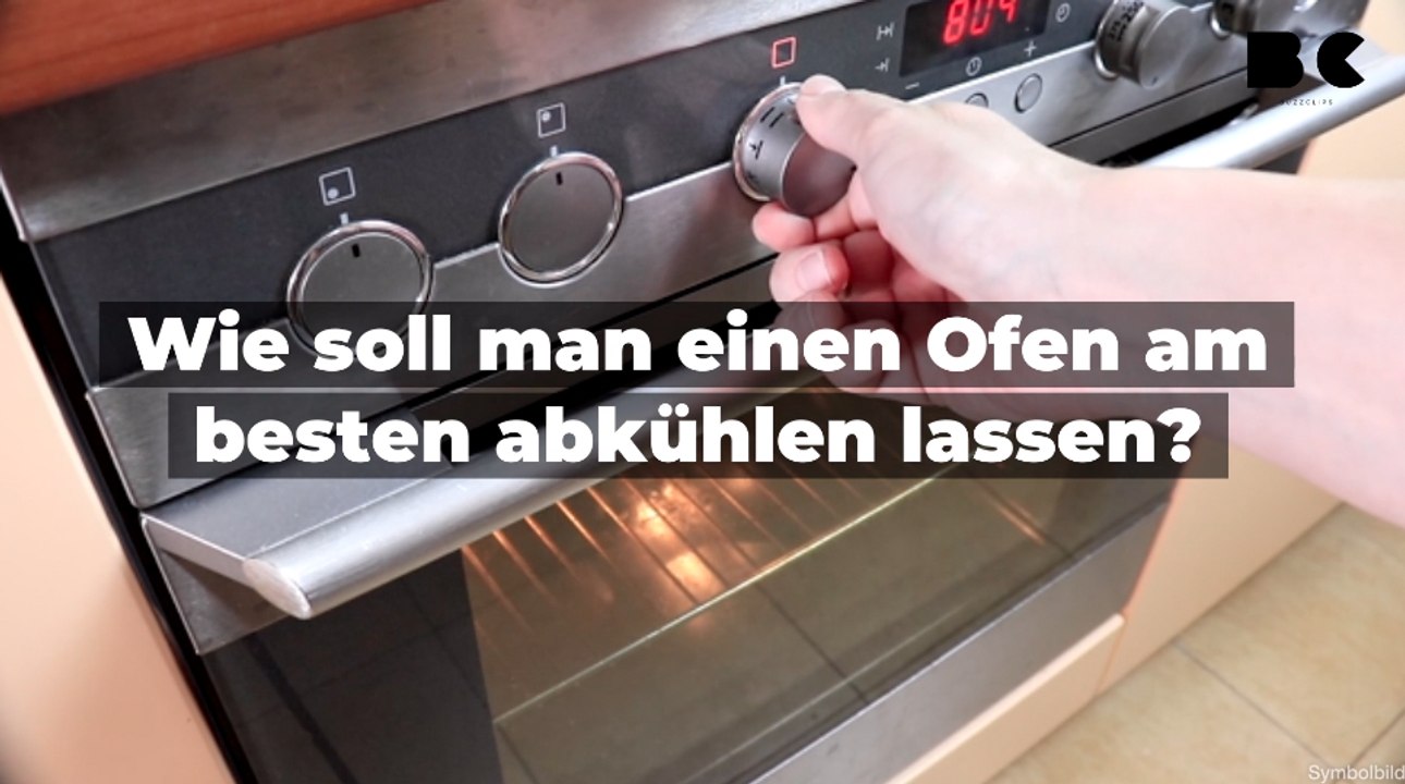 Wie soll man einen Ofen am besten abkühlen lassen?
