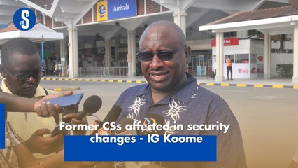 Former CSs affected in security changes - IG Koome