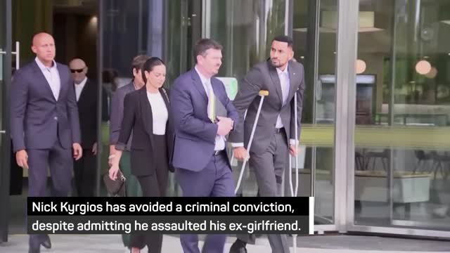 Kyrgios avoids conviction after admitting assault