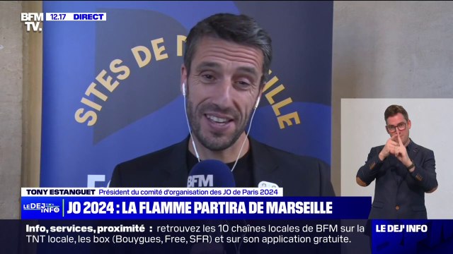 La flamme olympique des JO de Paris 2024 partira de Marseille, une évidence pour Tony Estanguet
