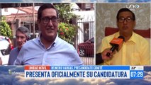 Reinerio Vargas, oficializa su candidatura a la presidencia del Comité Cívico Pro Santa Cruz