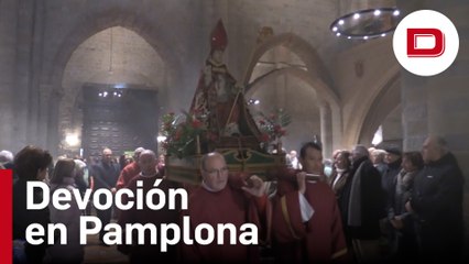 La devoción por San Blas que vibra en las calles de Pamplona