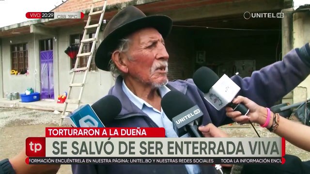 Mujer fue torturada y casi enterrada viva para revelar donde guardaba el dinero