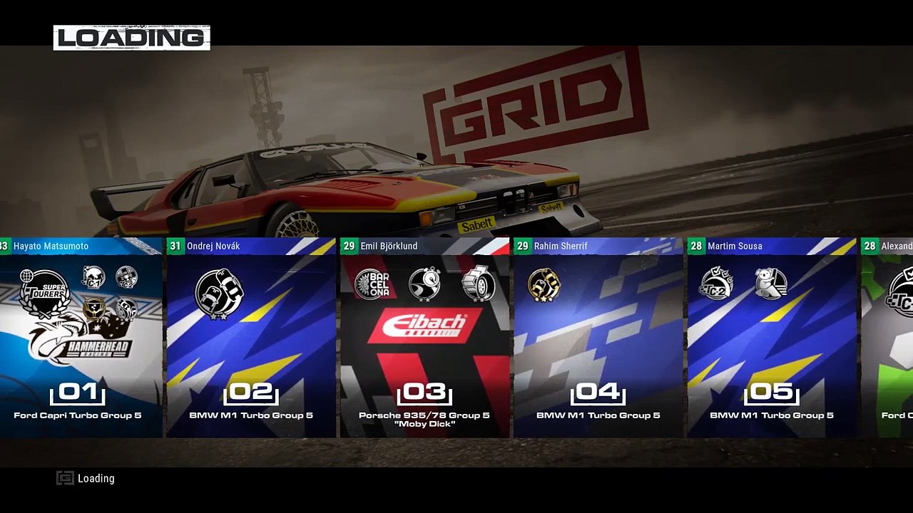 Grid 2019 | BMW M1 Turbo Group 5 | Barcelona High Street | Time Attack 2 Laps