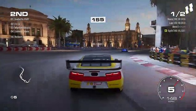 Grid 2019 | Chevrolet Camaro Super Tourer | Havana El Capitolio | Time Attack 2 Laps
