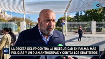 La receta del PP contra la inseguridad en Palma: más policías y un plan antiokupas y contra los grafiteros.